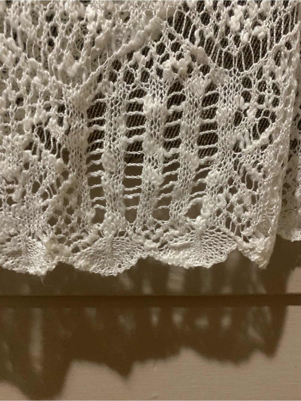 Open Knit Cream Crochet Cardigan NWT - Picture 4 of 4